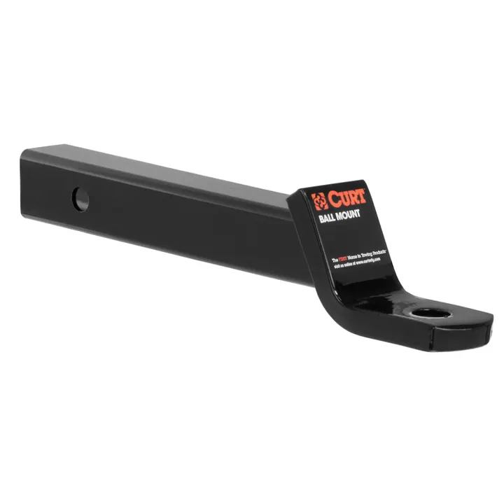 Steel Ball Mount 2 inch Drop 12 inch Shank 7,500 lb Capacity