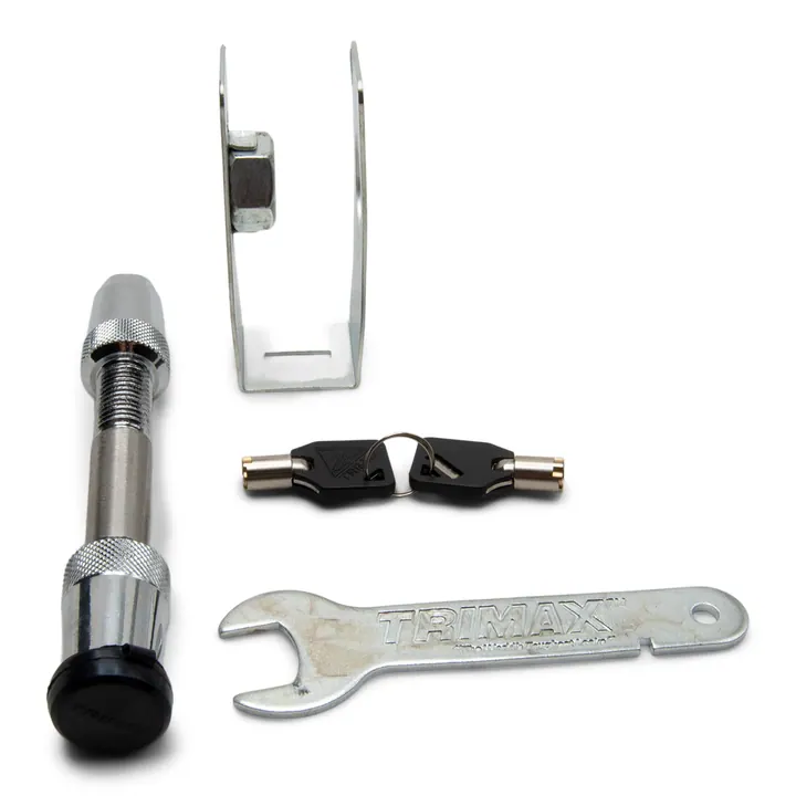 Trimax Anti Rattle 5/8 inch Key Hitch Receiver Lock
