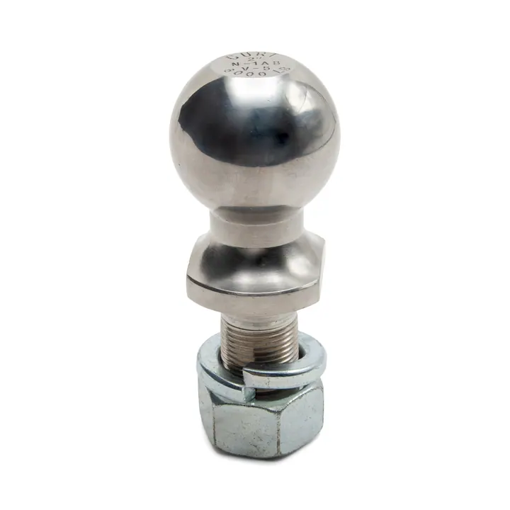 Trailer Ball by Curt 2 inch x 1 inch Stainless Steel Ball 6,000 lb Capacity