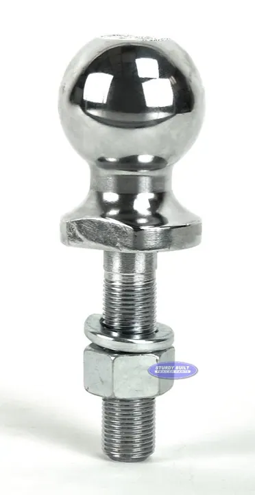 Truck Ball by Curt 2 inch x 3/4 inch Ball Long Shank 3,500 lb Capacity
