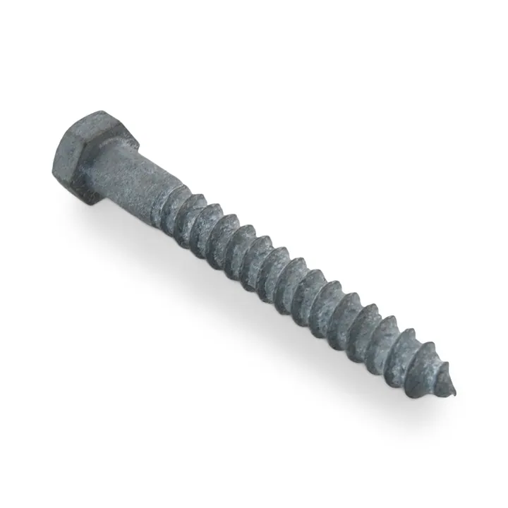 Galvanized Steel Trailer Lag Screw Only 3/8 inch x 3 inch