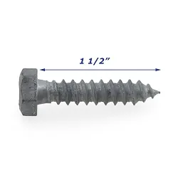 Galvanized Steel Trailer Lag Screw Only 5/16 inch x 1 1/2 inch