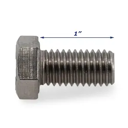 Stainless Steel Trailer Bolt Only 1/2 inch x 1 inch