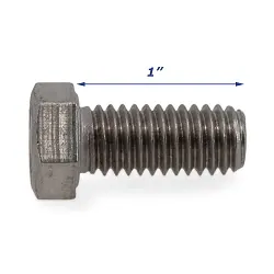 Stainless Steel Trailer Bolt Only 7/16 inch x 1 inch