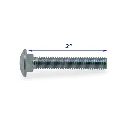 Zinc Plated Trailer Carriage Bolt Only 5/16 inch x 2 inch
