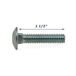 Zinc Plated Trailer Carriage Bolt Only 5/16 inch x 1 1/2 inch