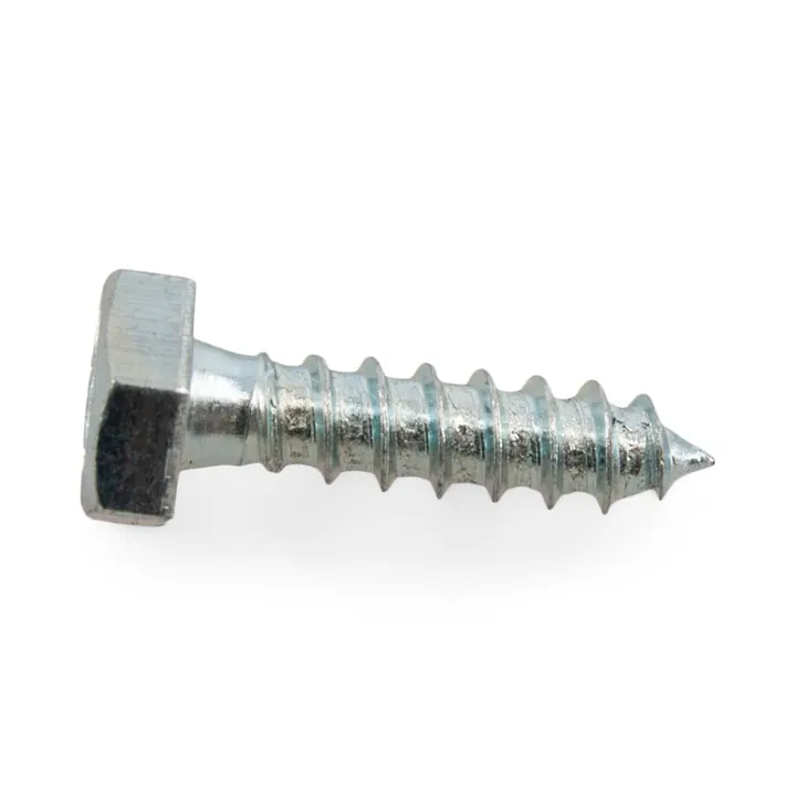 Zinc Plated Steel Trailer Lag Screw Only 1/4 inch x 1 inch