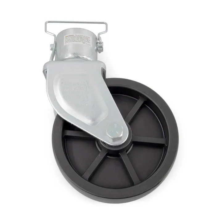 Trailer Jack Caster Wheel Assembly Rated to 1200 lbs