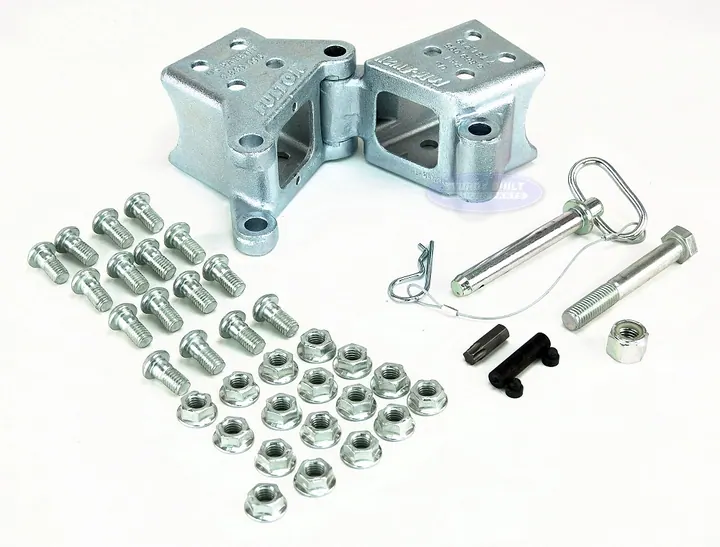 Fulton Fold Away Bolt on Hinge Kit for 3 x 3 Trailer Tongues