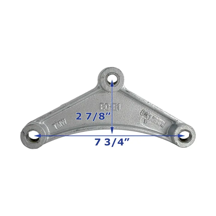 Galvanized Equalizer Bar 7 3/4 inch EQ-E1