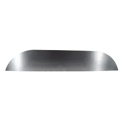 Round Tandem Axle Fender Back 12" x 69" Raw Steel