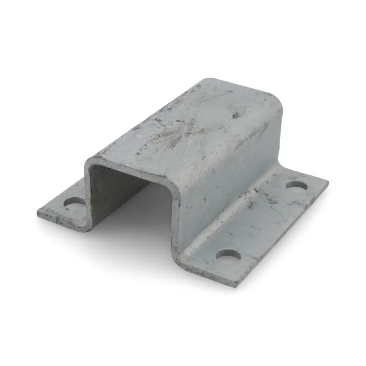 2 inch Galvanized Boat Trailer Hat Bracket Support