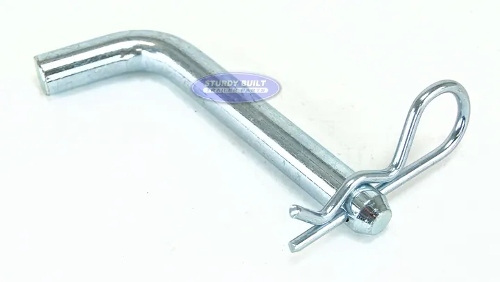 5/8 inch Standard Receiver Hitch Pin with Clip for Securing Ball Mount