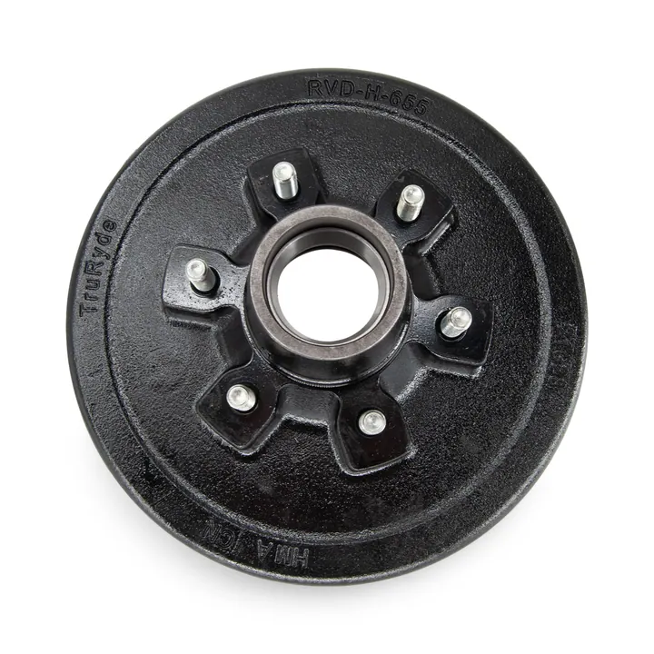 Trailer Brake Drum Hub 5,200lb - 6,000lb 6 on 5.5 Bolt Pattern Drum Only