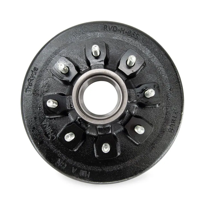 Trailer Brake Drum Hub 6,000lb - 7,000lb 1/2 Stud 8 on 6.5 Bolt Pattern Drum Only