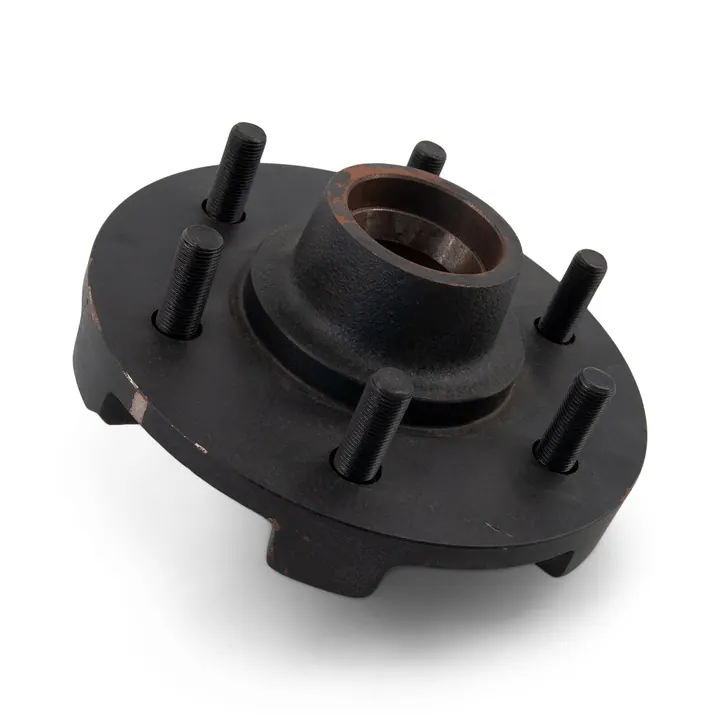 Trailer Hub Painted 6 on 5 1/2 inch Bolt Pattern fits 3.5k Axle Hub Only