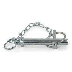 Trailer Drop Foot Jack Replacement Pin, 9/16 inch diameter 7k Capacity