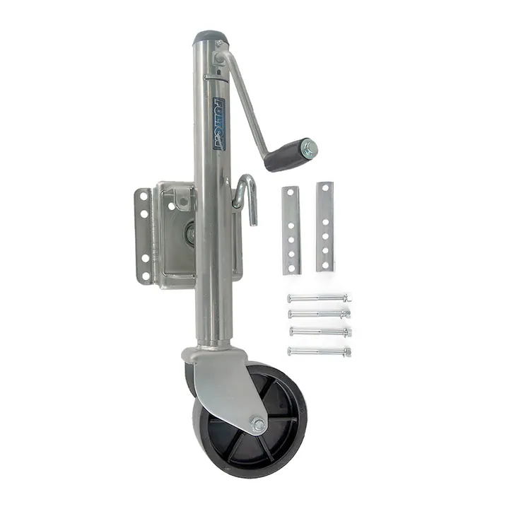 Fulton 1200 lb Capacity Boat Trailer Tongue Jack Zinc Plated Swivel Mount