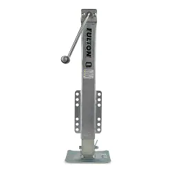 Fulton 5000 lb Capacity Boat Trailer Drop Foot Jack Zinc Plated Bolt On