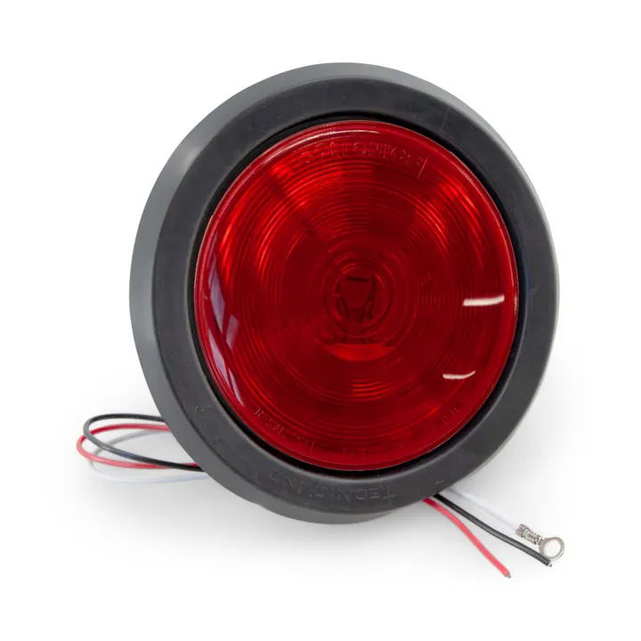 Round Sealed Incandescent Trailer Light Kit 4 inch Round Three Function