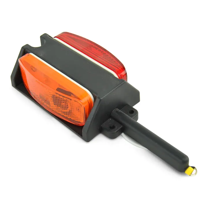 Incandescent Trailer Fender Light Bi-Color Amber/Red Right Hand