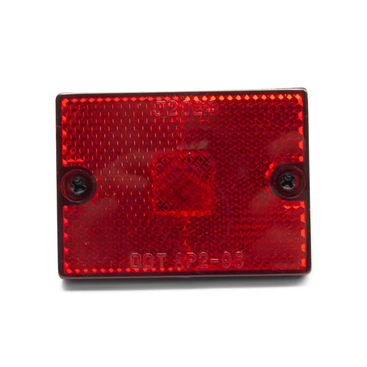 Trailer Side Marker Light Red Square Style Clearance light