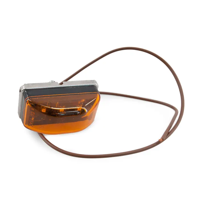 Side Marker Light LED Amber Submersible Single Stud