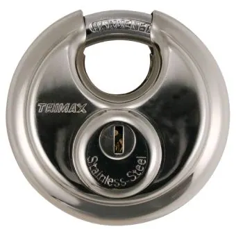 Trimax Stainless Steel Disk Storage Lock