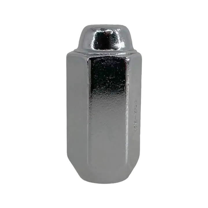 Trailer Lug Nuts 1/2-20 Thread Chrome Acorn Long
