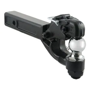 Pintle Hook Combo with 2 inch Ball 10,000lb Rating , 2x2 shank
