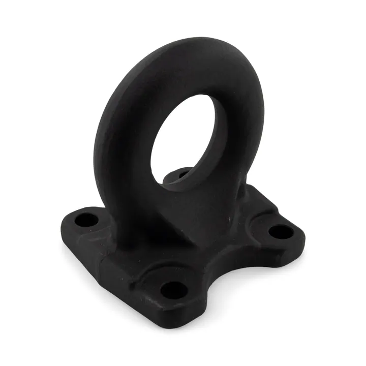 Pintle Ring, 2 1/2 in Inside Diameter, Flat 4 Hole Mount, 42,000lb Rating
