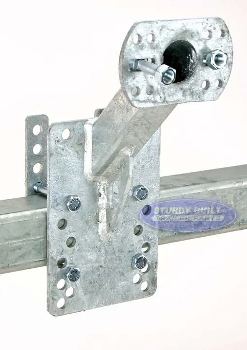 Trailer Spare Tire Carrier Fits 4, 5, and 6 Bolt Wheels Galvanized