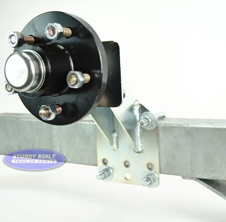 Trailer Spare Tire and Hub Carrier 5 Lug for 3500lb Axles