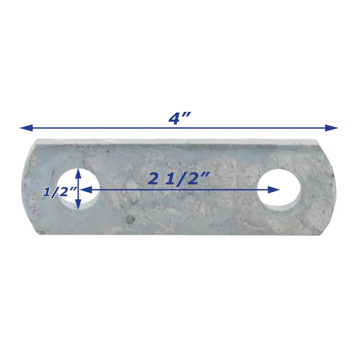 Leaf Spring Shackle Galvanized 2 1/2 inch Long