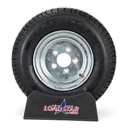 20.5x8-10 LRD aka 205/65-10 Trailer Tire on Galvanized 5 bolt Wheel