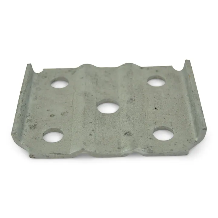 Galvanized Leaf Spring U-Bolt Plate for 2 3/8 inch Diameter Axles