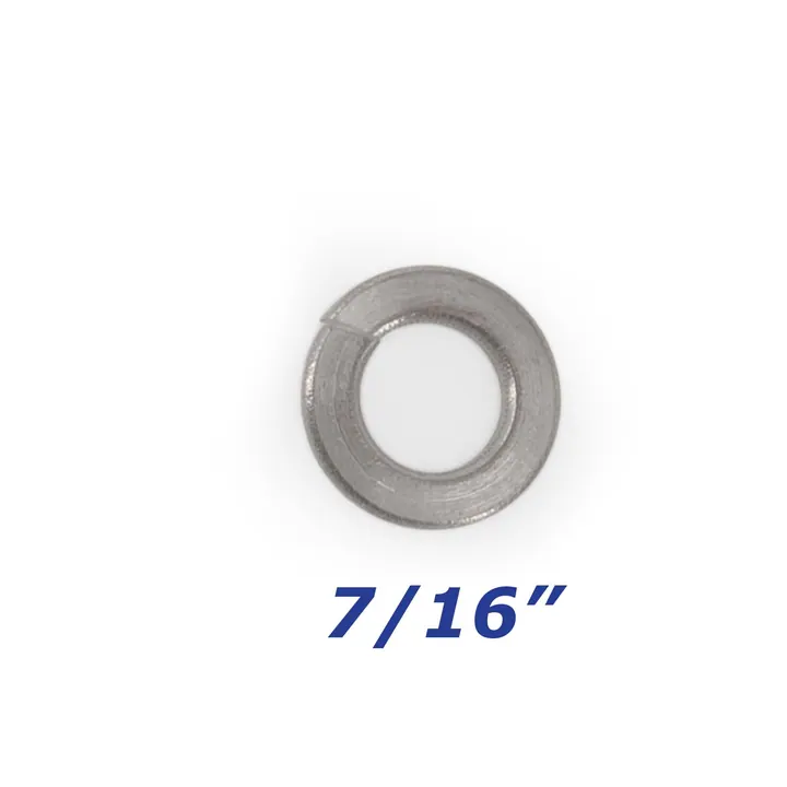 Stainless Steel Lock Washer 7/16 inch for Trailer Bolts and U-Bolts
