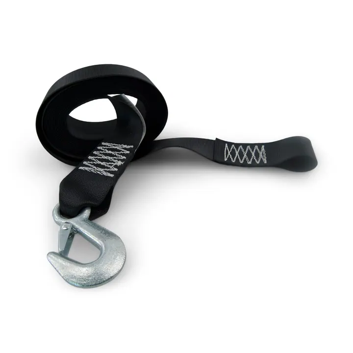 Boat Trailer Winch Strap Light Duty 2 inch x 20ft with Hook 4,000lb