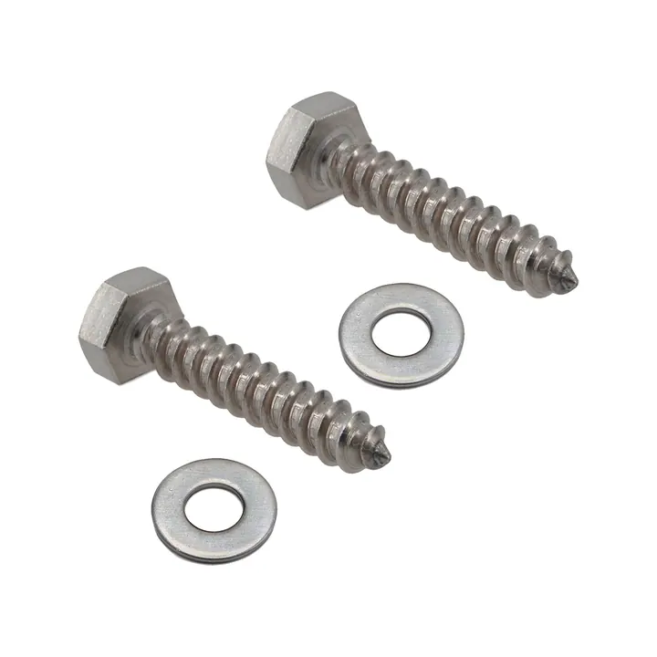 (PAIR) - 5/16 x 1 1/2 Stainless Steel Lag Screws for Swivel Top Bunk Bracket