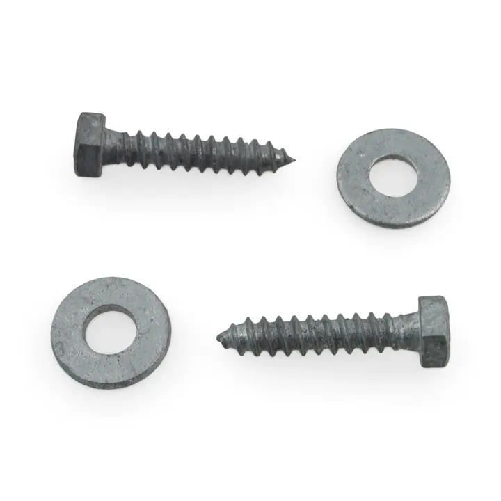 (PAIR) - 5/16 x 1 1/2 Galvanized Lag Screws for Swivel Top Bunk Bracket