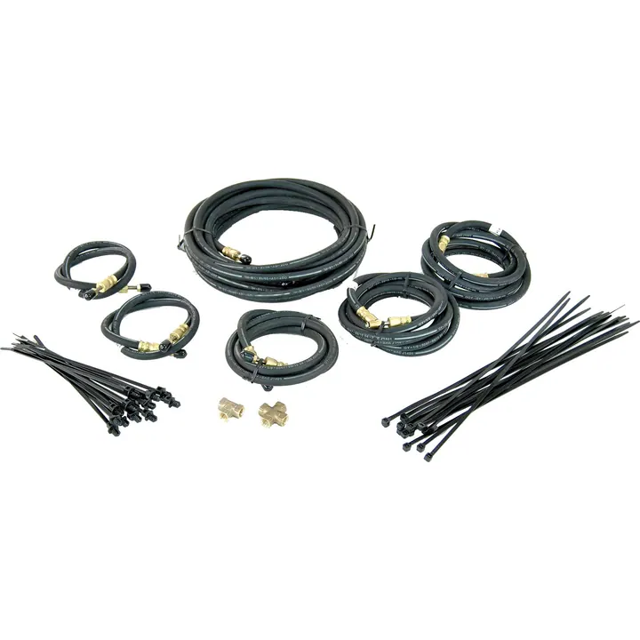 Tandem Axle Trailer Brake Line Kit 20ft with Flexible Hydraulic Rubber Hoses Disc or Drum Brakes
