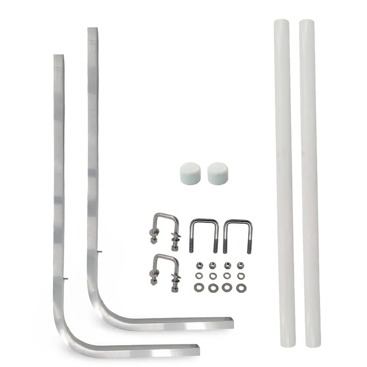 Boat Trailer Square I Beam Aluminum Guide On Pole Kit