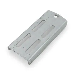 Boat Trailer Double U Bolt 10" Galvanized Bunk Bracket Only