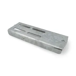 Boat Trailer Double U Bolt 12" Galvanized Bunk Bracket Only