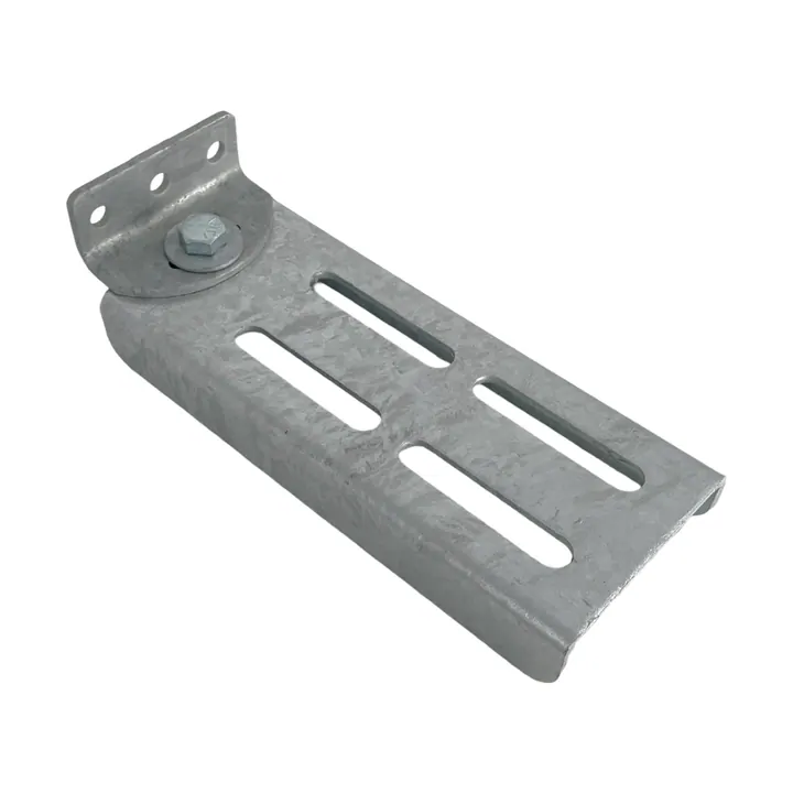 Boat Trailer Double U Bolt Bunk Bracket Swivel Top 10" Tall Galvanized