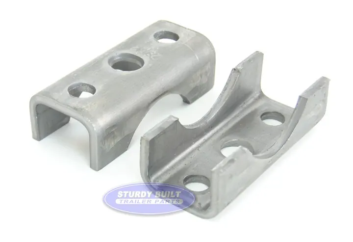 (PAIR) 2 3/8 inch Round Axle Spring Seat