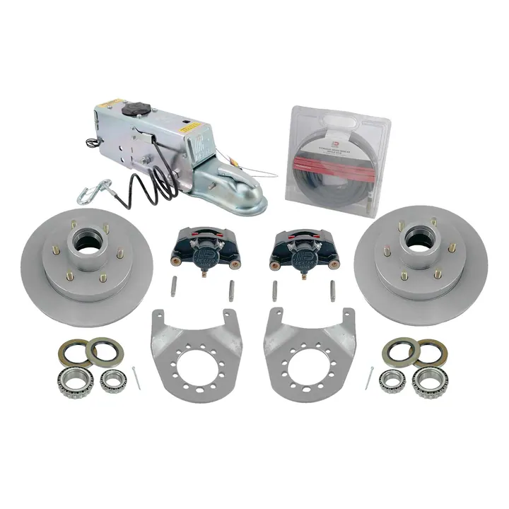 Dexter Marine 12 inch Vented Integral Single Axle Disc Brake Kit w/ Actuator
