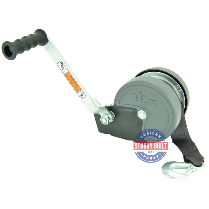 Dutton Lainson 1900lb DLX Boat Trailer Winch with Winch Strap