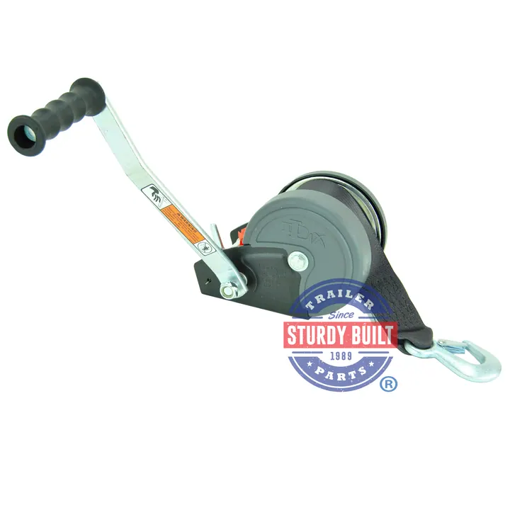 Dutton Lainson 1500lb DLX Boat Trailer Winch with Winch Strap