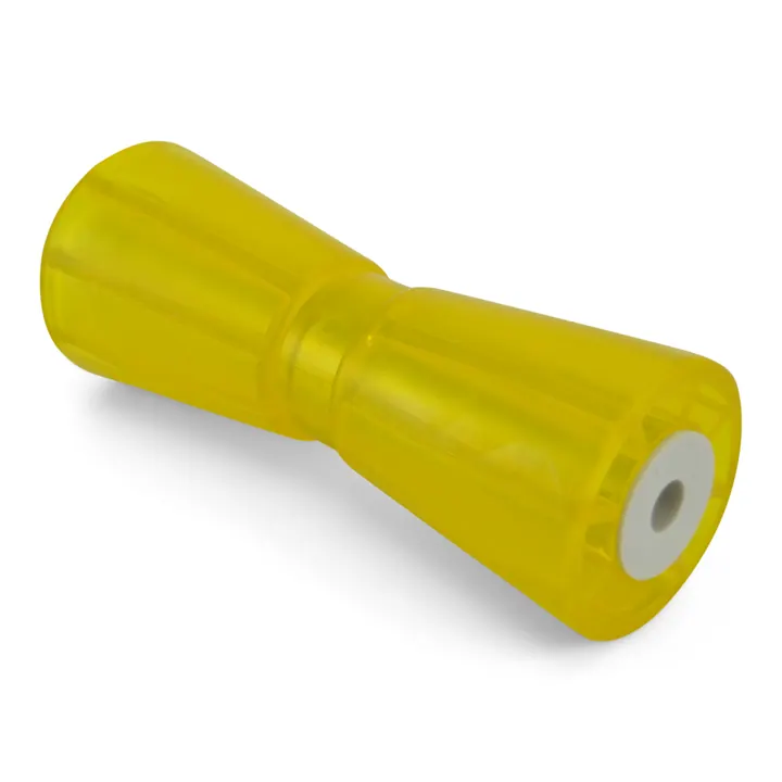10 inch Yellow Poly Vinyl Boat Trailer Keel Roller